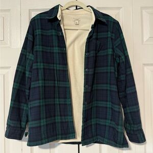 L.L. Bean Women’s fleece lined flannel